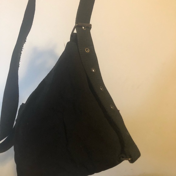 ❤️3 for $20 Black Cotton Crossbody Bag - Picture 7 of 8